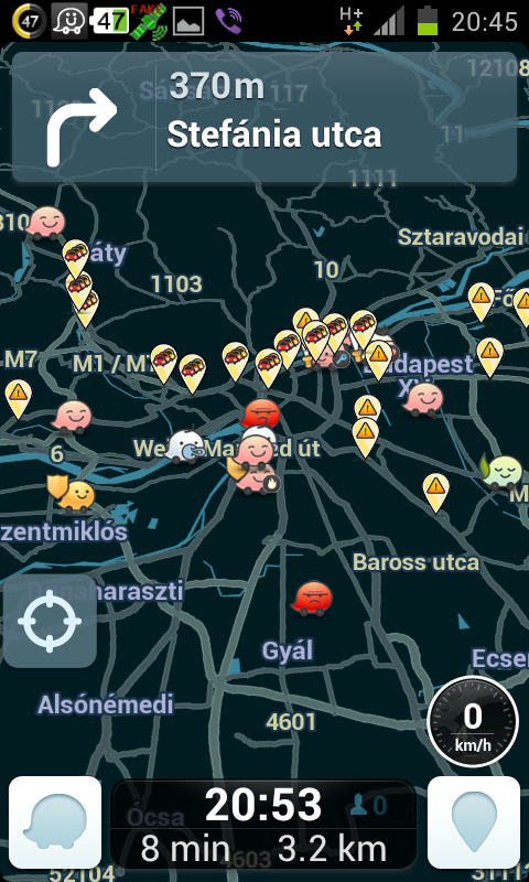 Waze v3.5 – betekintő